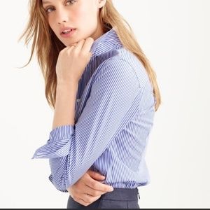 J.Crew Haberdashery Pinstriped Oxford